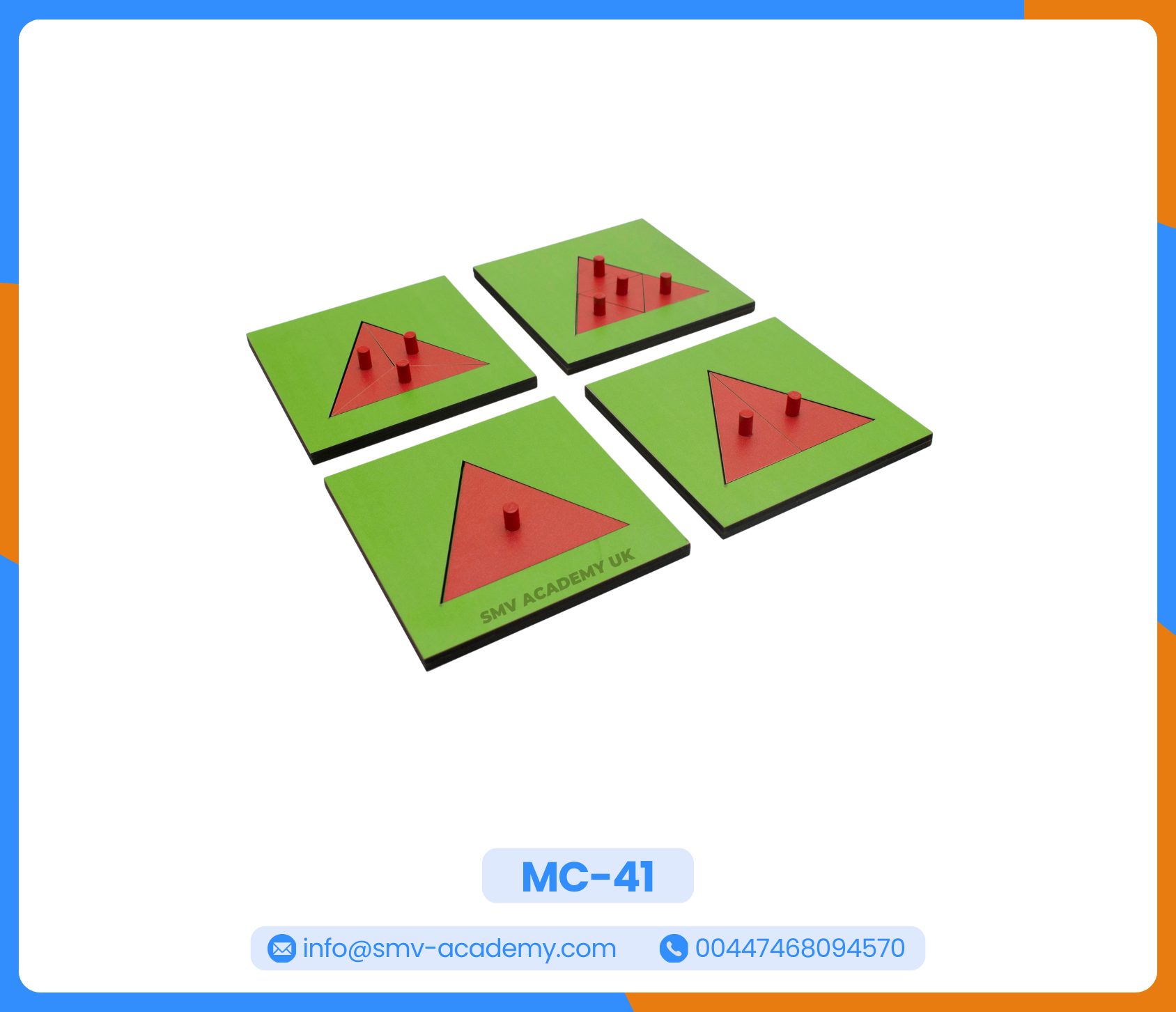 كسور المثلث - Wooden Triangle Fractions